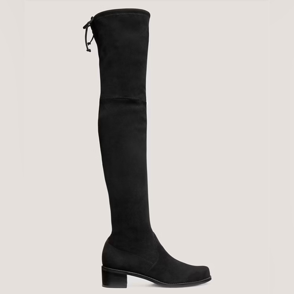 Stuart Weitzman Midland Suede Leather Over-The-Knee Heels Tall Boots Sz 9.5 - Picture 7 of 16